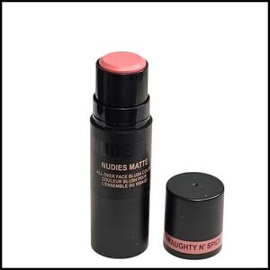 Nudestix Nudies Matte All Over Face Blush Color Stick Naughty N' Spice Full Size
